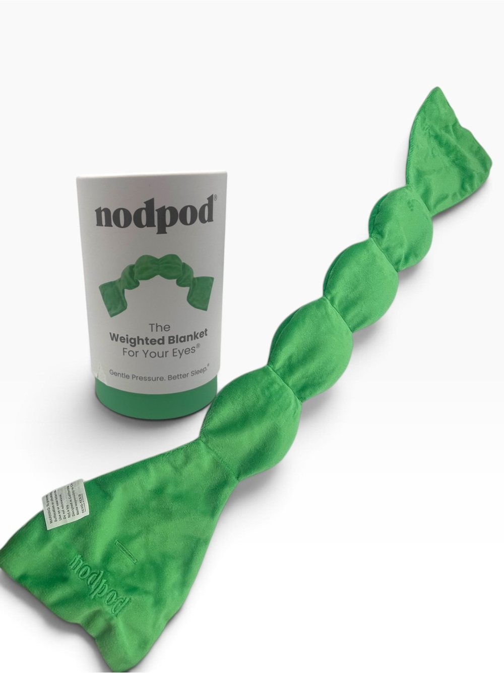 NWT Nodpod Green Weighted Sleep Mask Blanket For Eyes